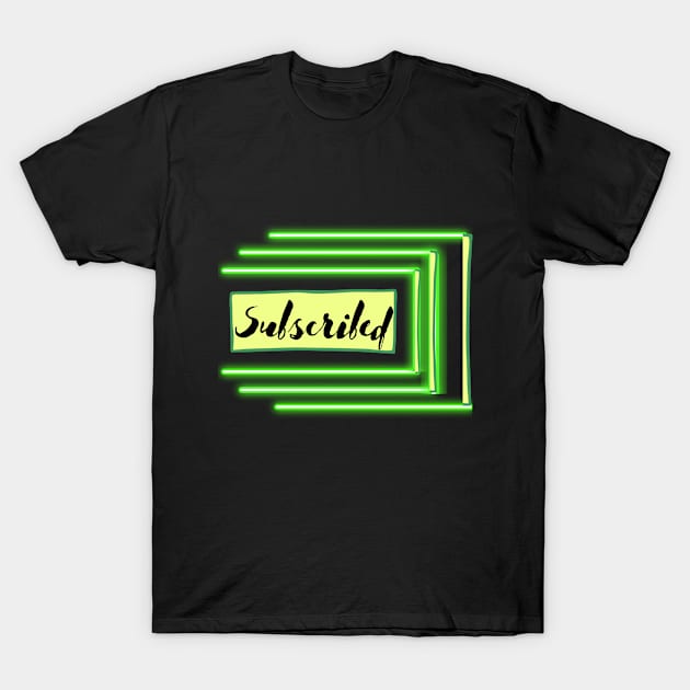 Neon inspired Tee T-Shirt by J.Pro